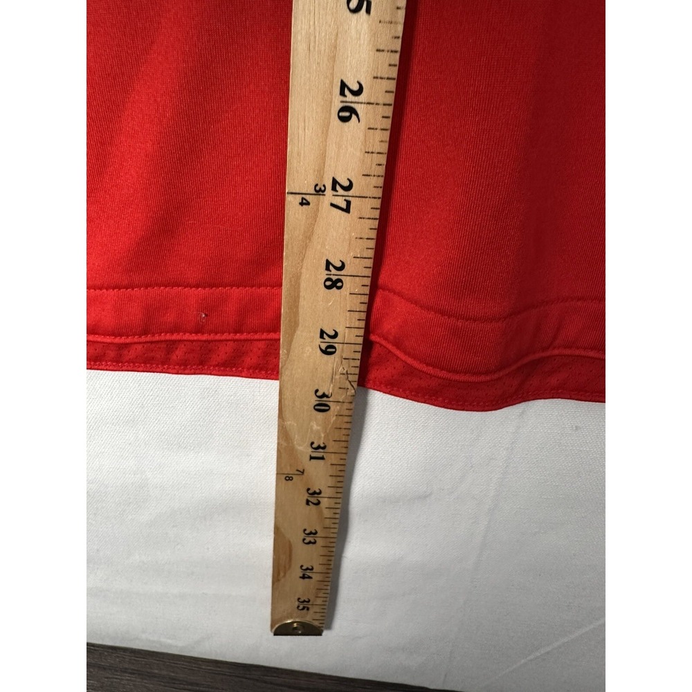 Nike UGA‎ Georgia Bulldogs Golf Polo Shirt Mens Large Red Short Sleeve Dri-Fit - Picture 7 of 8